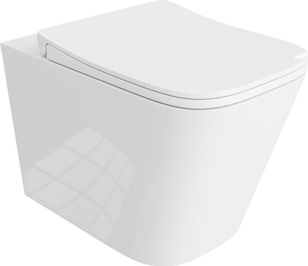 LAVITA Wand-WC Maio | HŠnge Toilette | Toilettendeckel mit Absenkautomatik & Metallscharniere | Toiletten SpŸlrandlos HŠngend | Toilettenbecken ...