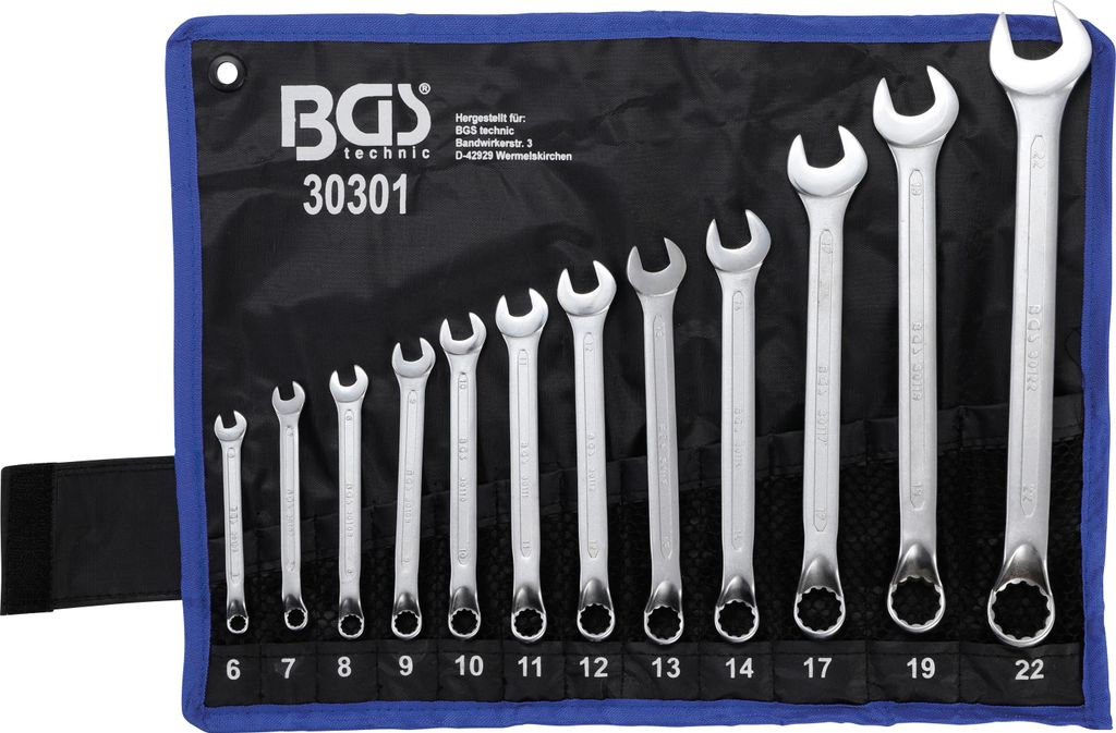 BGS technic Combination Spanner Set, 1,42 kg Obrázek produktu 