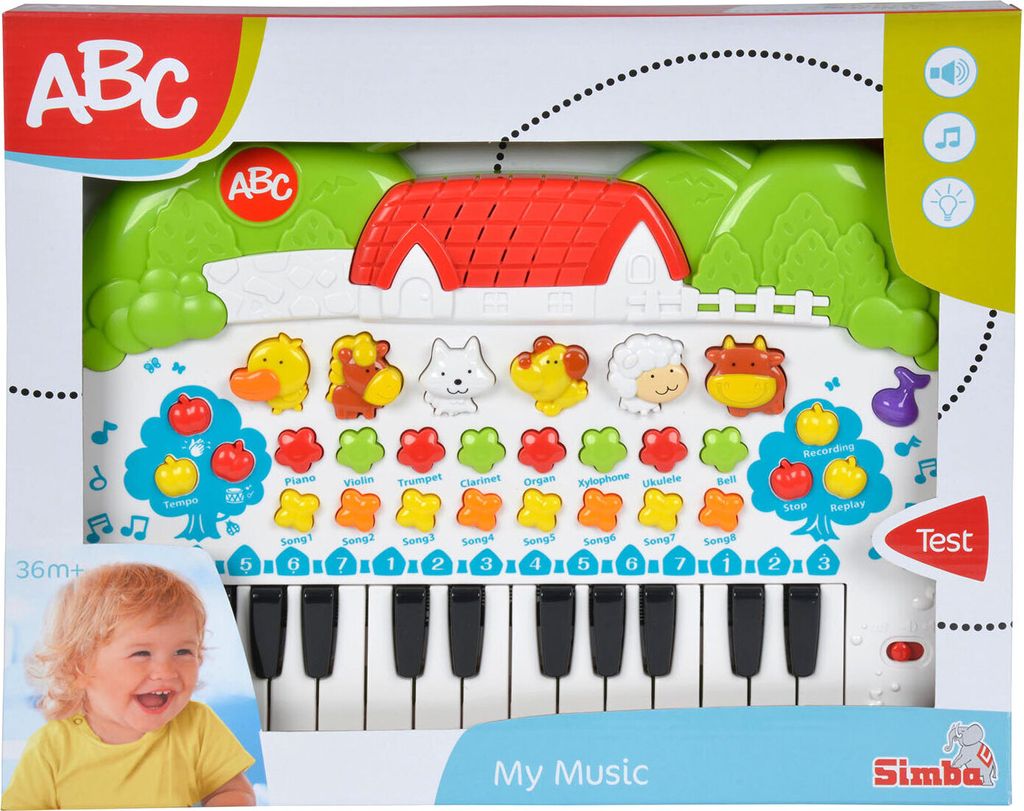 Simba ABC klávesnice pro zvířata Obrázek produktu