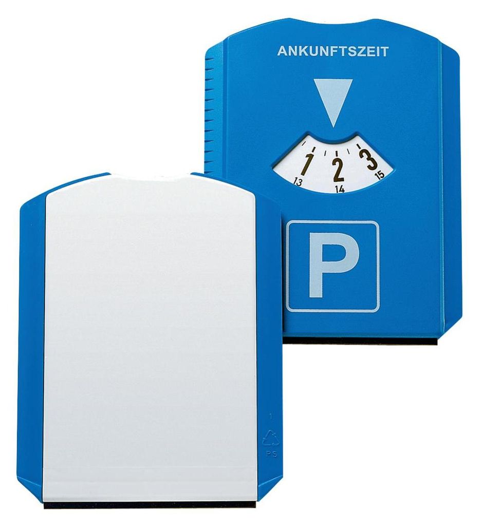 Parkschijf "Basic", blauw/wit Productafbeelding 