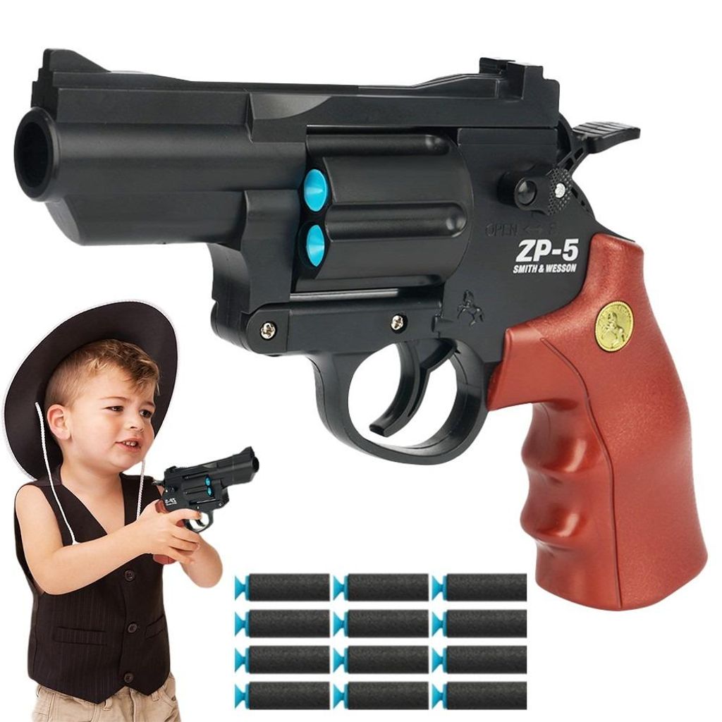 Spielzeugpistolen Revolver Pistole Schaumstoff Spielzeug Produktbild 