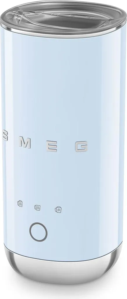 Réussissez votre Mousse de Lait avec l'Émulsionneur Smeg MFF02PBEU Bleu