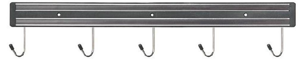 Magnet-Messerhalter Mit 5 Haken L = 450 Mm Produktbild 