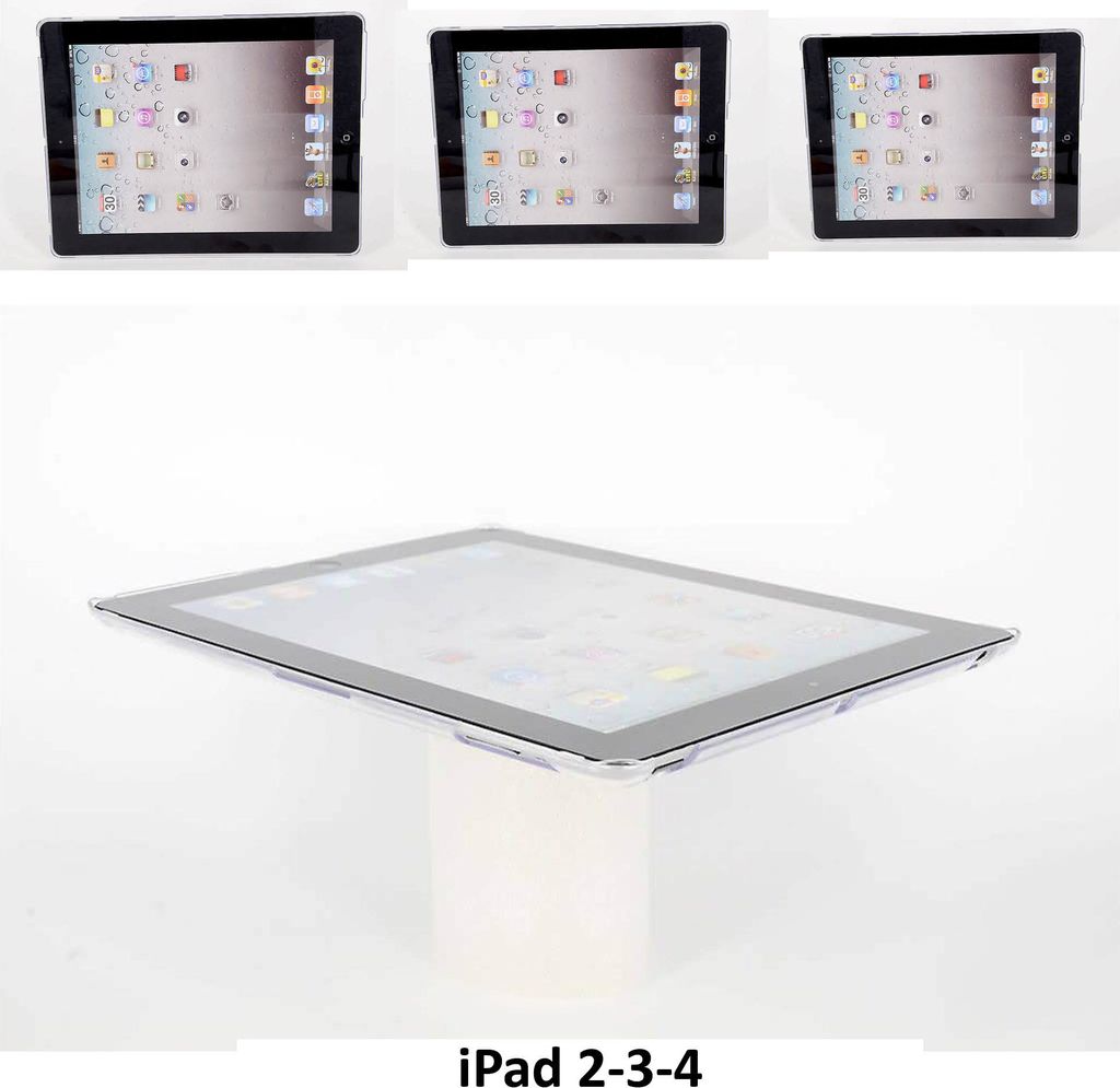 Apple Clear Back Cover Tablet for iPad 2-3-4