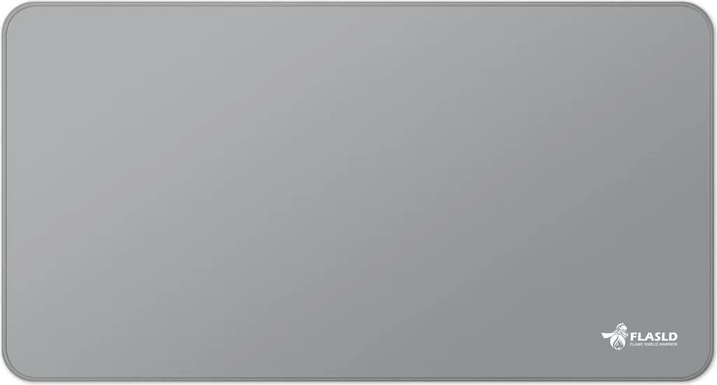 FLASLD Tappeto Ignifugo per Camino e Grill 106x61cm Argento
