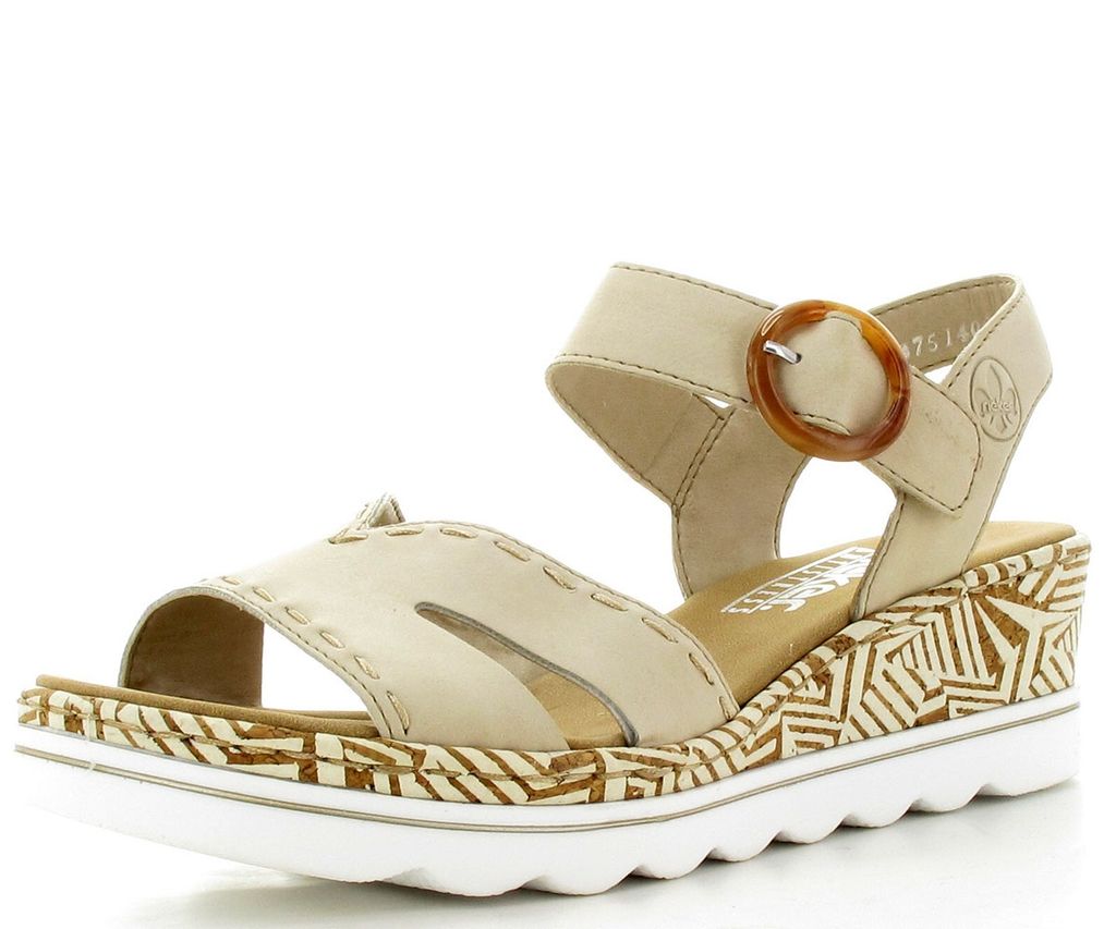 Rieker Keilsandaletten 67173 Damen 31353430373139 Beige 37 Produktbild 58