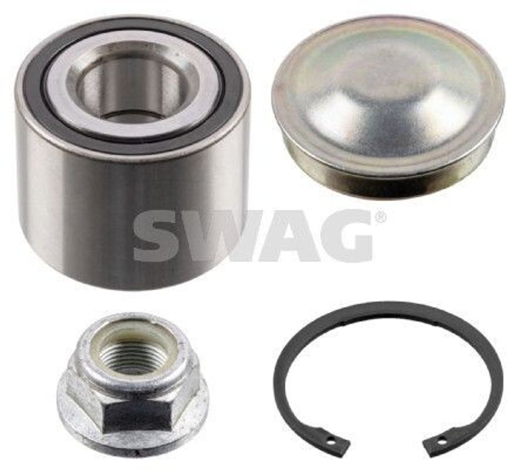 SWAG Radlagersatz Hinten Links Hinten Rechts für RENAULT Clio IV Schrägheck (BH) Kegelrollenlager 55mm 60 93 0545