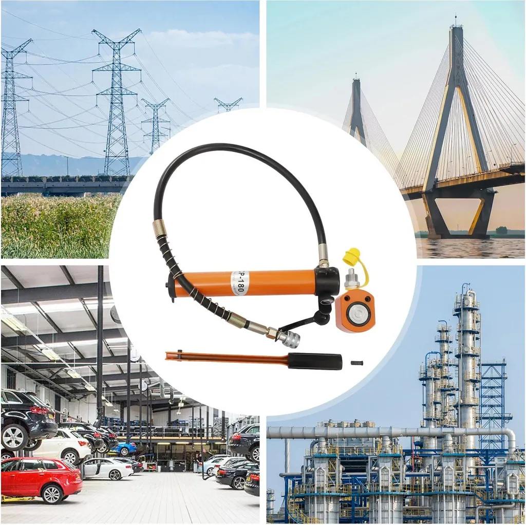 Vérin Hydraulique Extra Plat 10t pour Déblocage en Espace Exigu