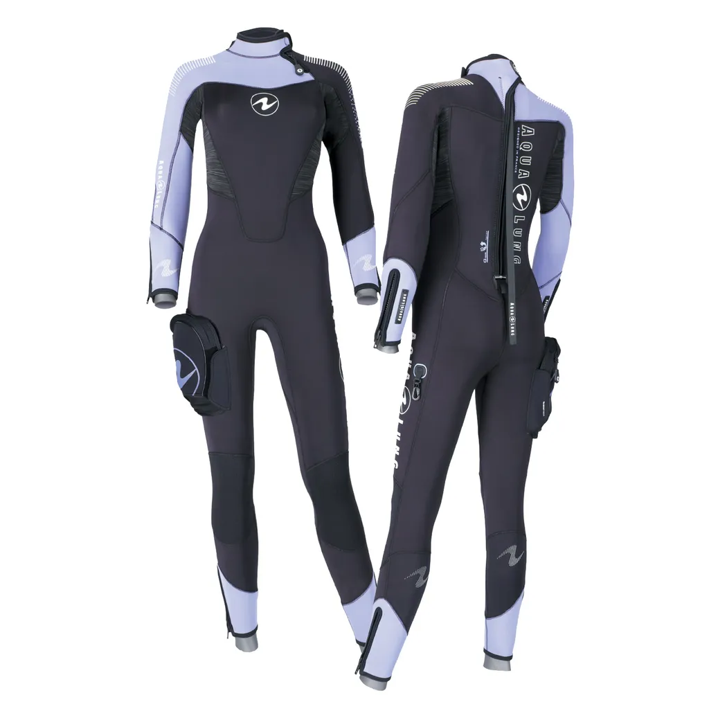 AquaLung Dynaflex 5,5 mm Femme S : Combinaison Souple à Fermeture Dorsale