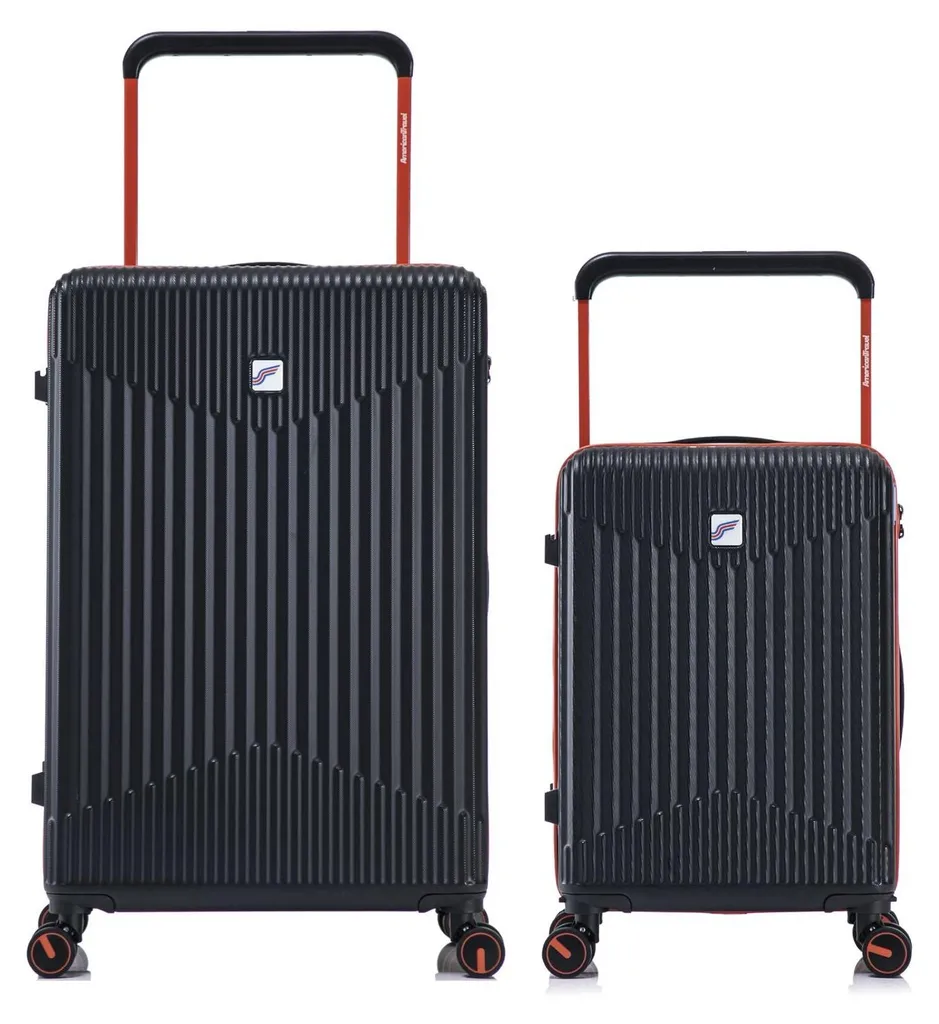 Set de 2 valises rigides NORTH BEACH comprenant grand format et cabine