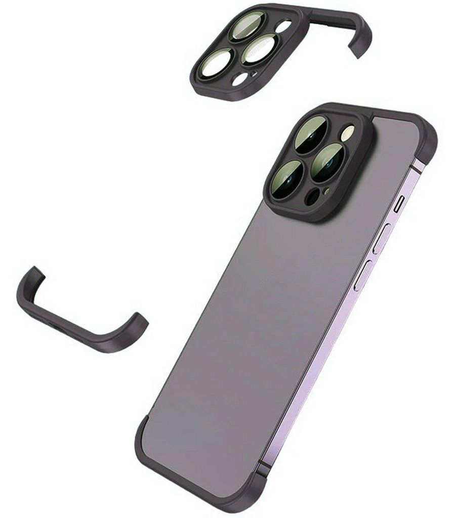 Eckpolsterschutz für iPhone 14 Pro Max in Schwarz