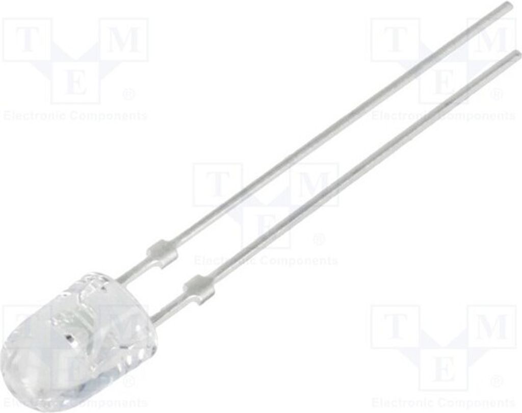 2x LED 20mA OS5YPM5471D LED Dioden THT oval 70/40° 8000÷9000mcd gelb 5x4,1mm oval