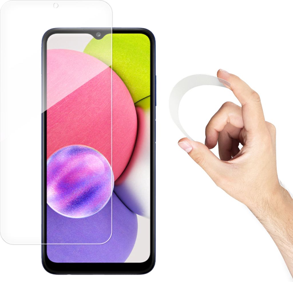 Flexibles Wozinsky Glas für Samsung Galaxy A03s - Optimaler Schutz & Flexibilität KP22059