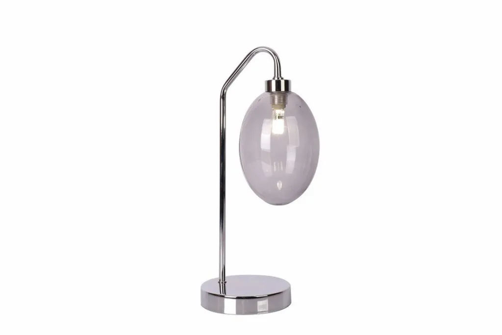 Petite Lampe de Table Design LUKKA 1xG9 Chrome et Verre - Candellux
