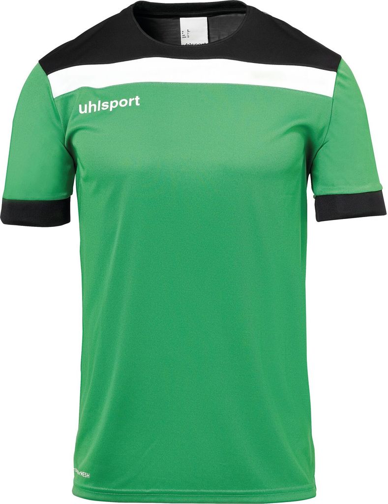 Uhlsport Offense 23 Trikot Kurzarm Kinder - Grün / Schwarz / Weiß