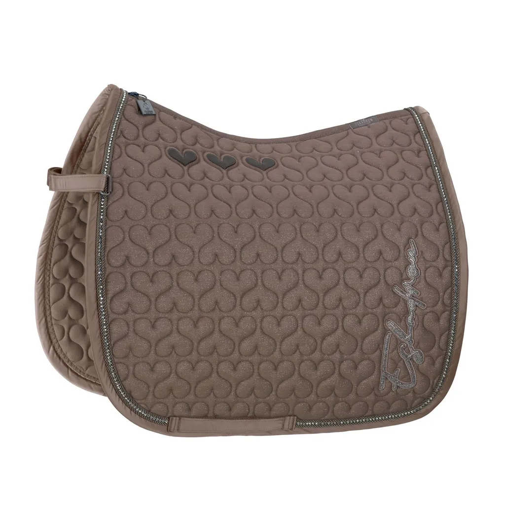 Chabraque dressage avec cristaux Eskadron Glitter Crystal Coloris Taupe