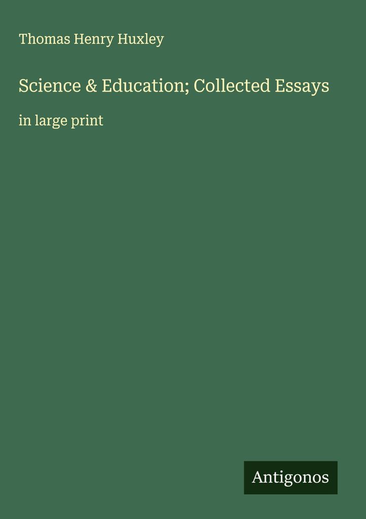 Wissenschaft und Bildung Gesammelte Aufsätze