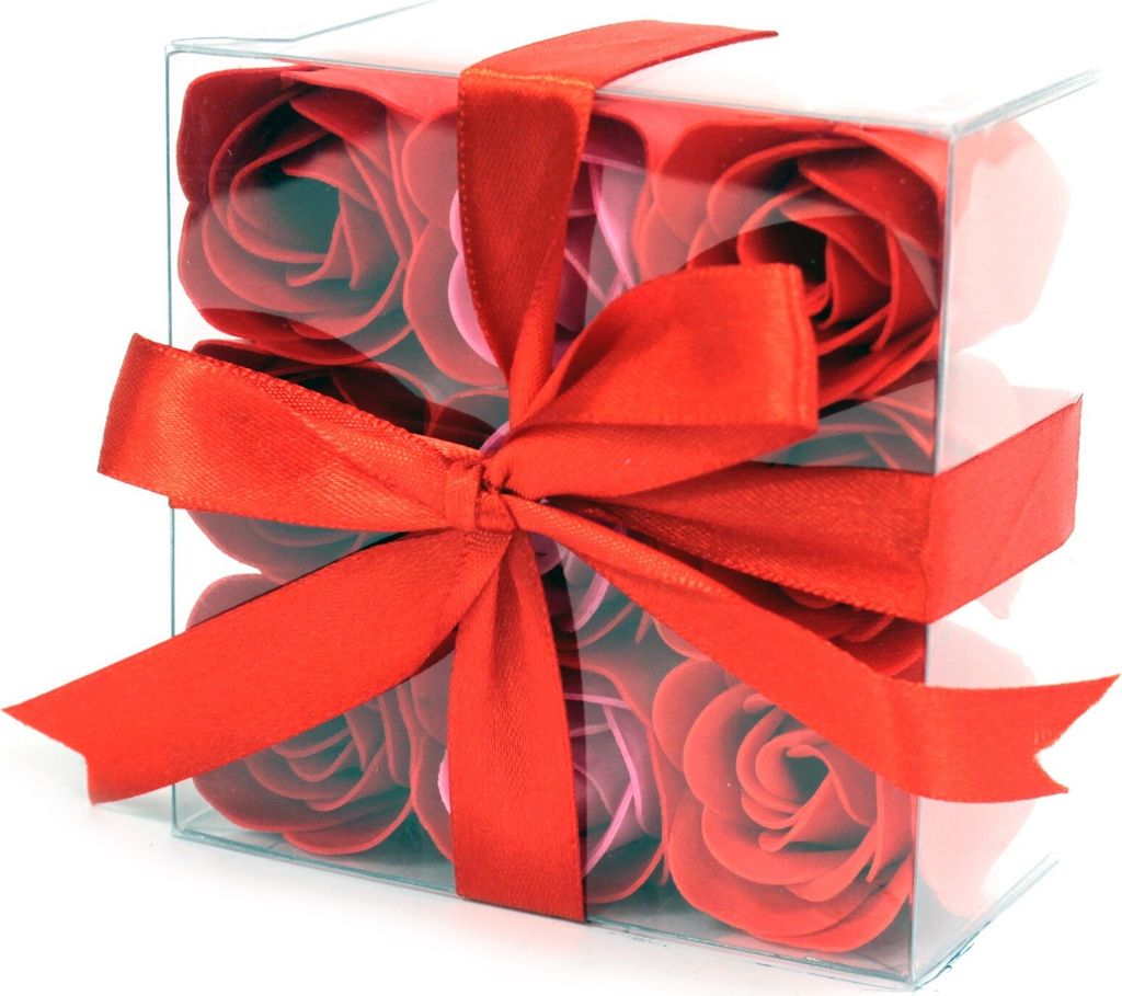 Seifenblumen Rote Rosen 9 Stk Produktbild 