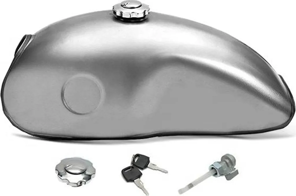 Réservoir Moto Guzzi Nevada 750 VT2 en Acier Poli - Look Cafe Racer