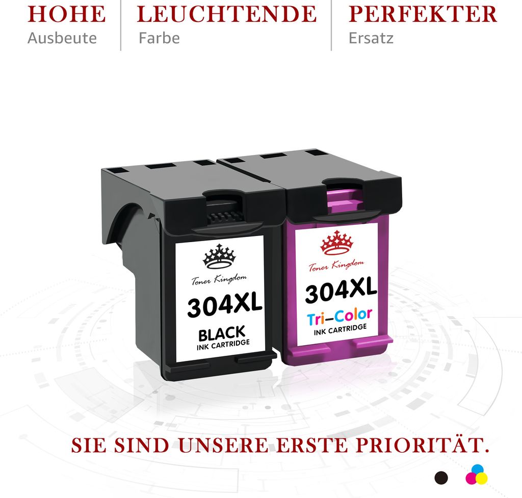 2er Set kompatibel für HP 304 304 XL Druckerpatrone  Produktbild 6