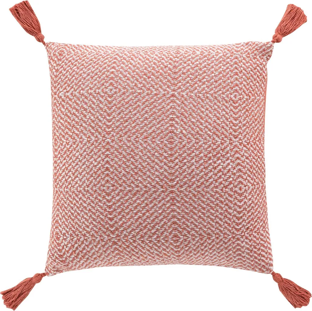 Coussin coton LOUISETTE 40x40 cm : confort lombaire et déco durable