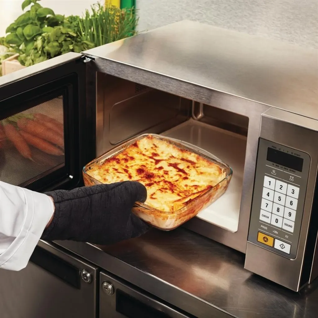 Four micro-ondes professionnel Samsung CM1089 - Inox et Programmable - 4