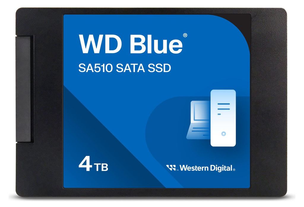 SSD WD Blue 2,5" (6,4 cm) 4TB SATA3 SA510 7 mm Immagine del prodotto 
