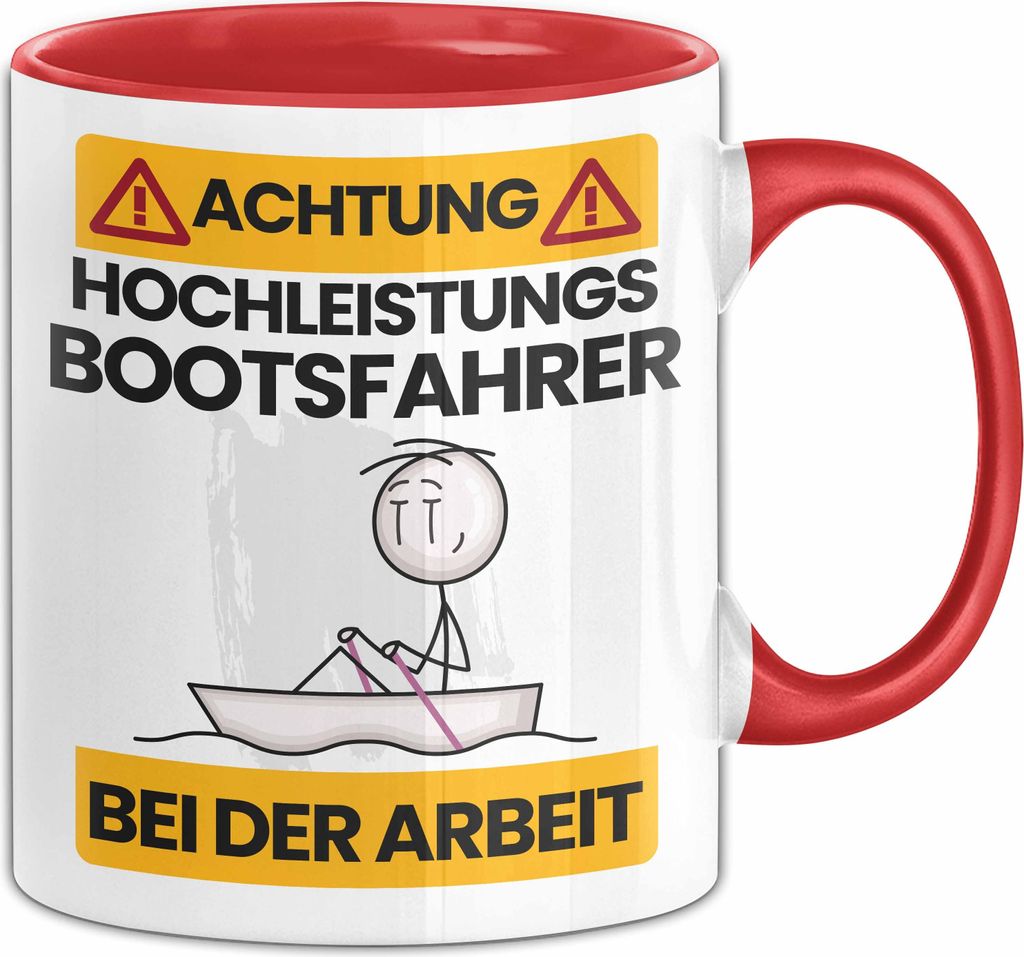 Bootsfahrer Tasse Geschenk Lustiger Spruch Geschenkidee für Produktbild 
