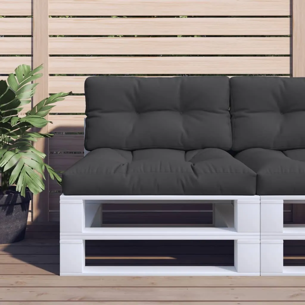 Stabli Möbel Cuscino per pallet 2 pezzi in tessuto nero - Cuscini per mobili da giardino CC4127362 1pacco