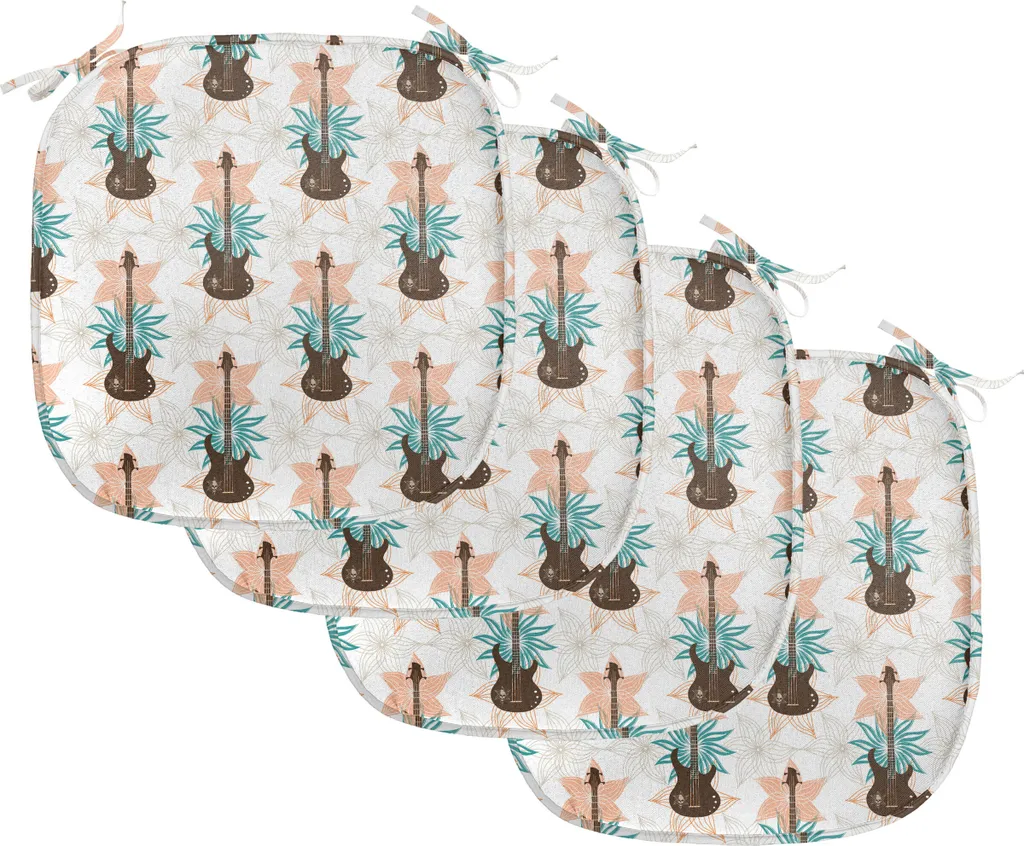 Coussin de Chaise Anti-Glisse 40x40 cm - Fini les Sièges Durs Lot de 4