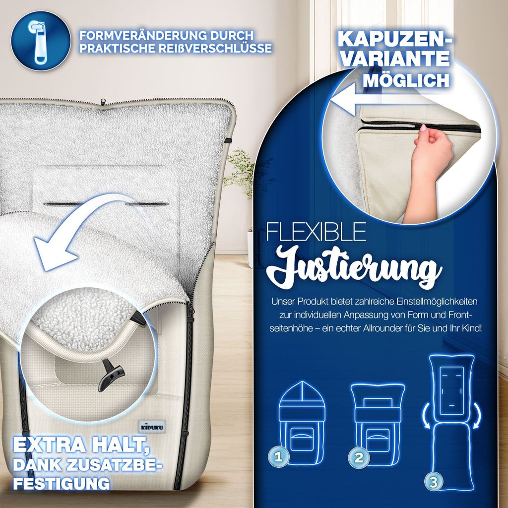 KIDUKU® śpiworek dziecięcy zimowy śpiworek dziecięcy Zdjęcie produktu 6