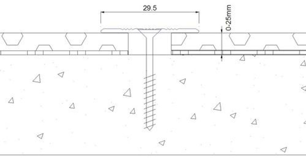SKANDOR Übergangsprofil cognac eloxiert gelocht 2x29,5x2700 mm