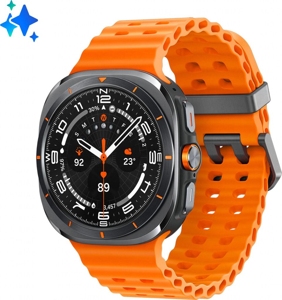 Samsung Galaxy Watch Ultra 3,81 cm (1.5") AMOLED 47 mm Digital 480 x 480 Pixel Touchscreen 4G Grau WLAN GPS