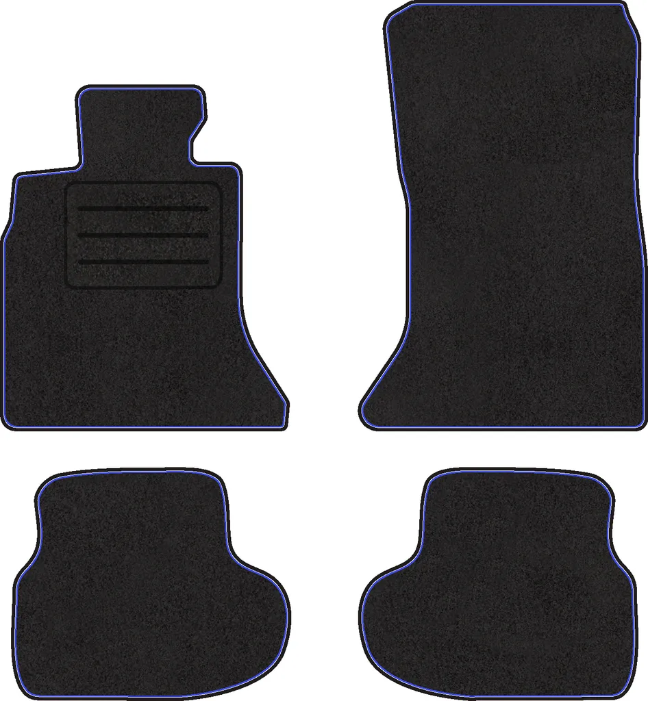 Set Tappetini Su Misura BMW 5 F10 LCI 2013-2018 Velluto Premium