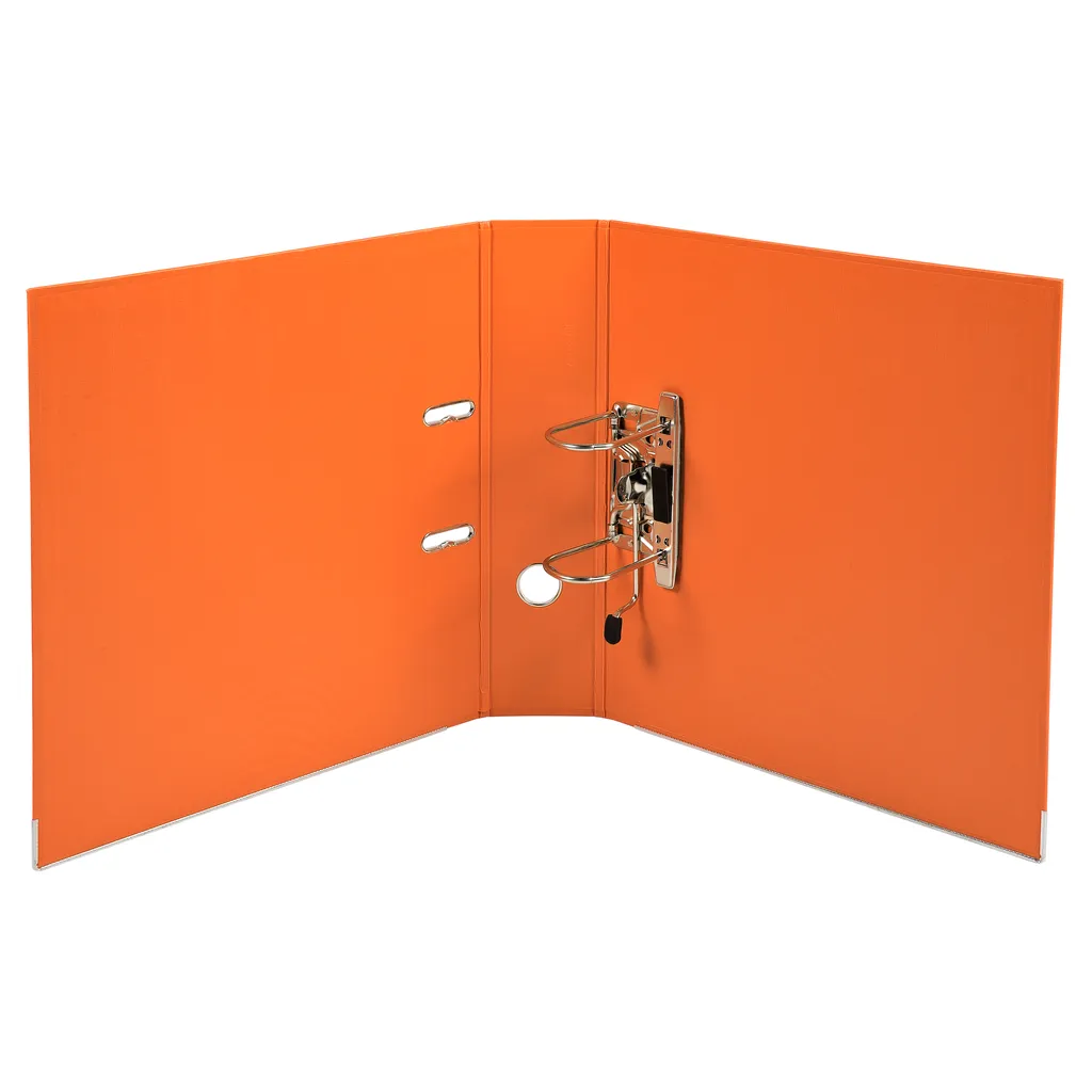 Classeur de Rangement A4 Dos Large 80mm Orange pour Dossiers et Projets - 7