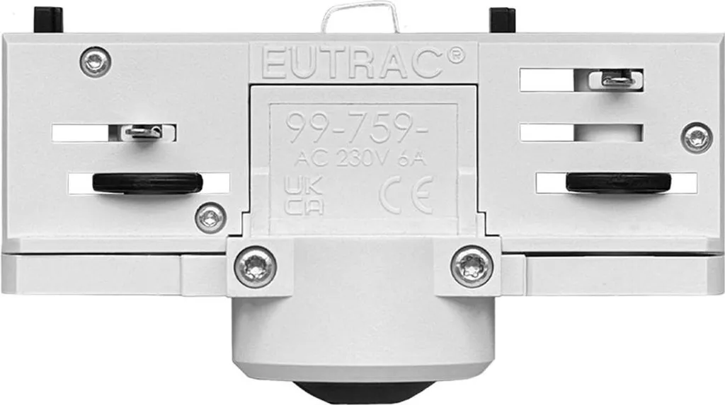 Adaptateur de suspension pour rail triphasé Eutrac universel blanc