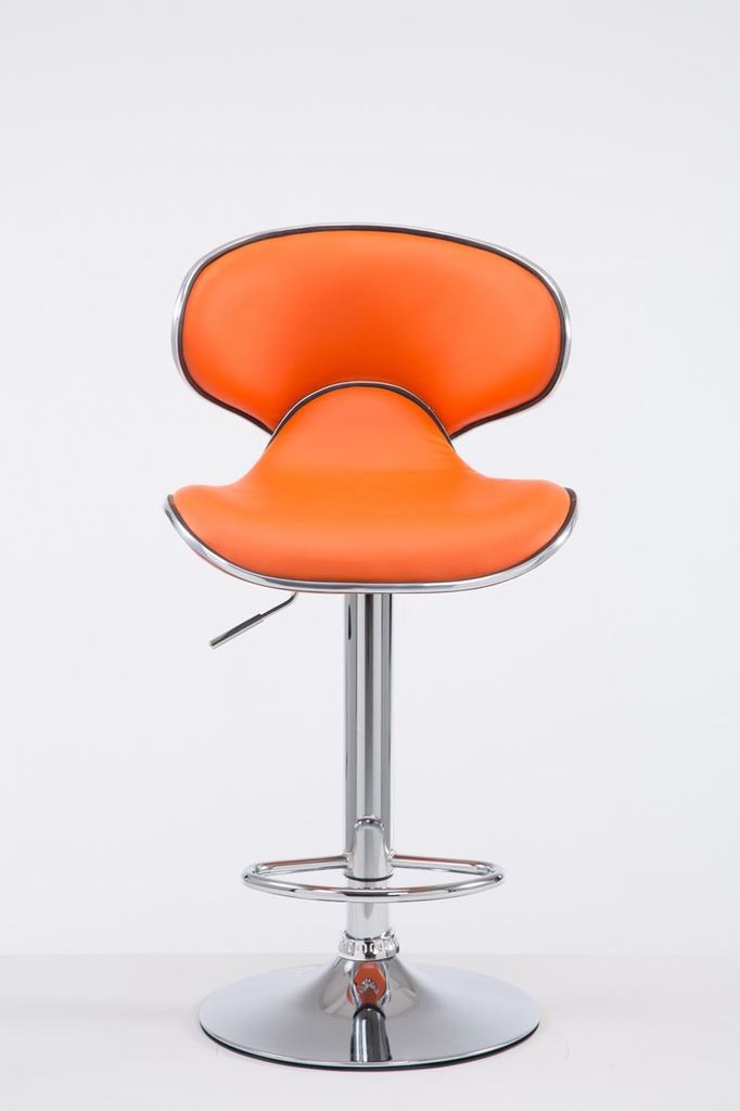 Barhocker HLO-CP29 V2 chrom orange