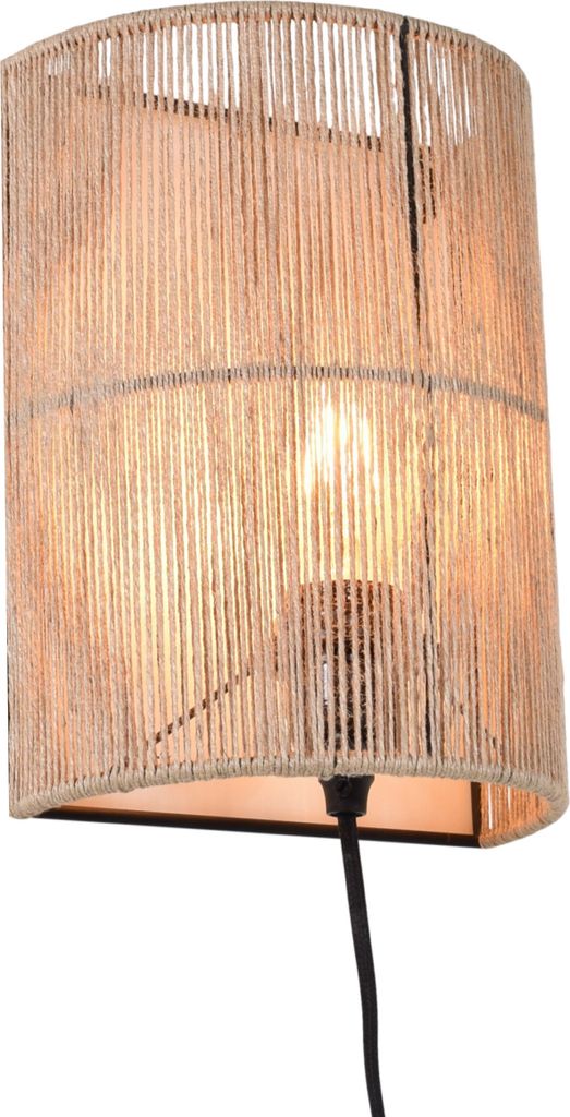 Urban Interiors - Wandleuchte Diro Jute 26x18x11