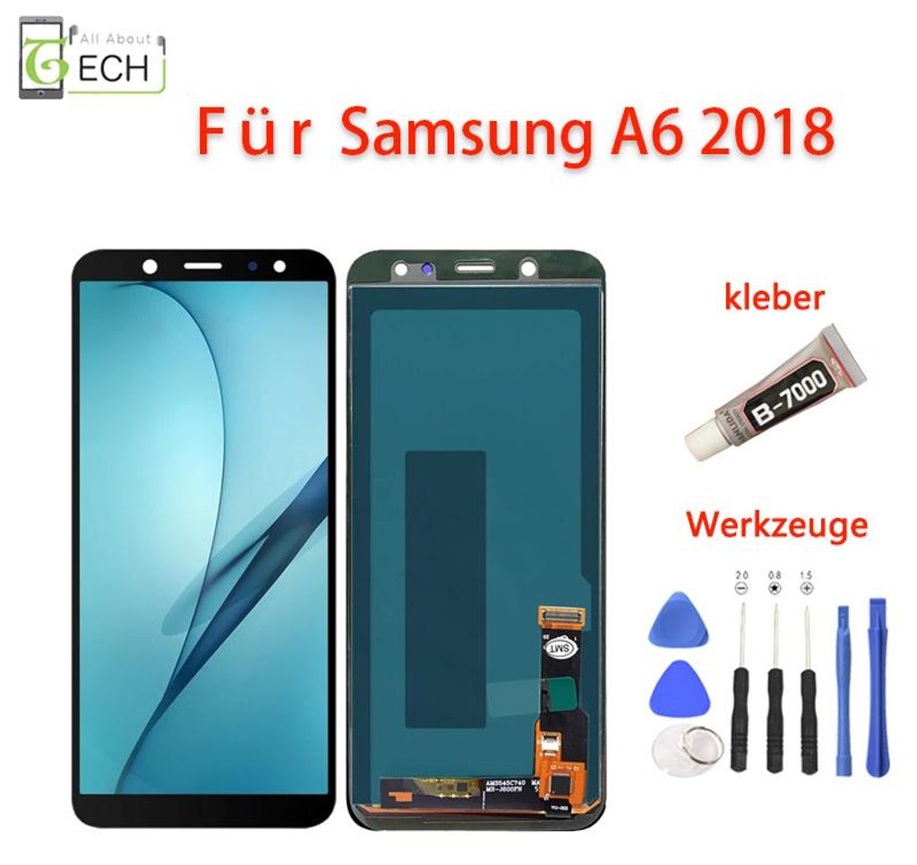 Für Samsung Galaxy A6 2018 LCD (OLED) Display A600FN Produktbild 