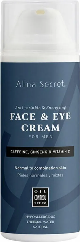 Crème de Jour Visage SPF 20 avec Soin Yeux - Protection Solaire 50ml