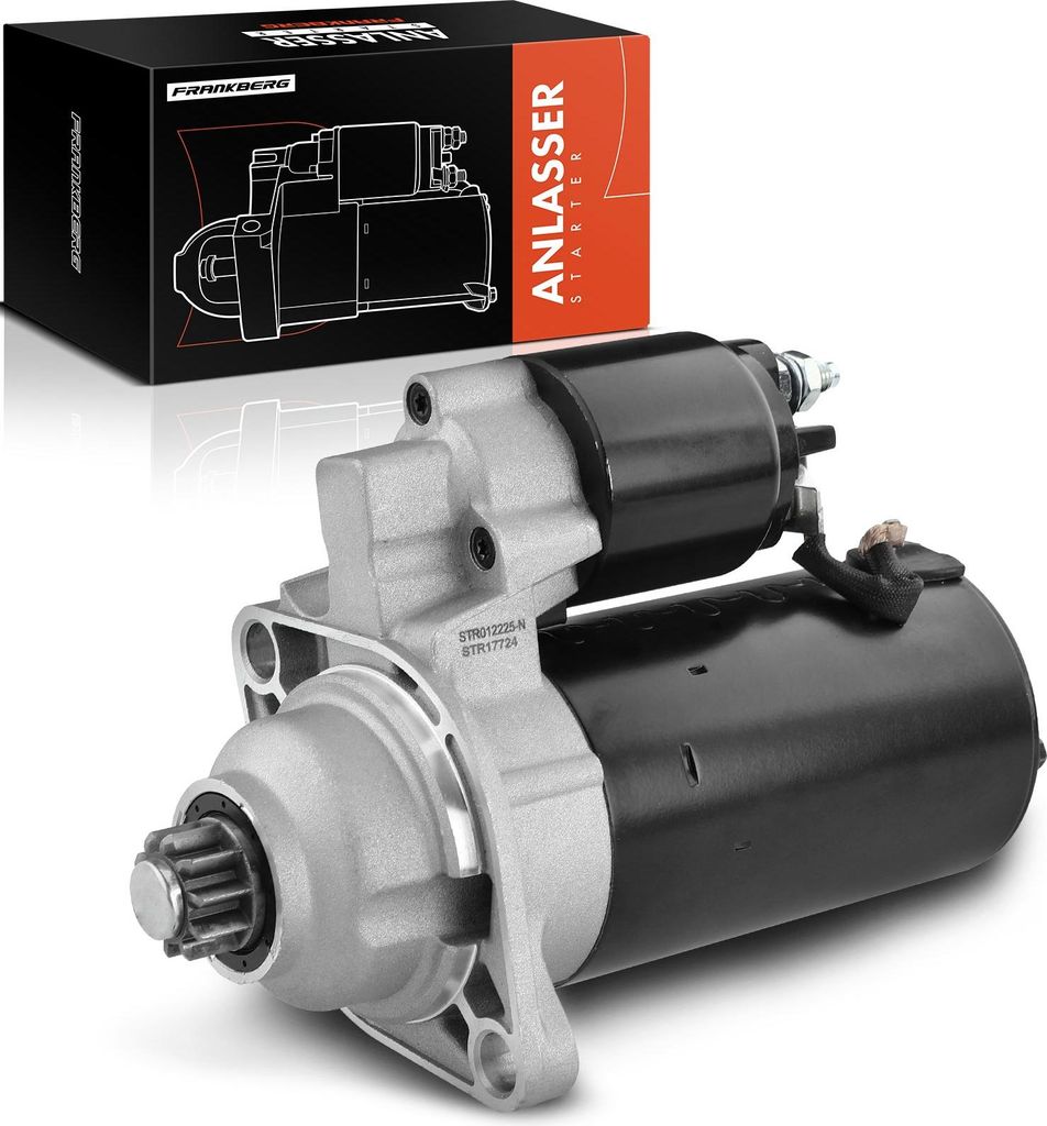 Frankberg 1x Anlasser Starter für VW Golf Cabriolet IV Van Polo Classic Lupo Passat New Beetle Sharan Vento