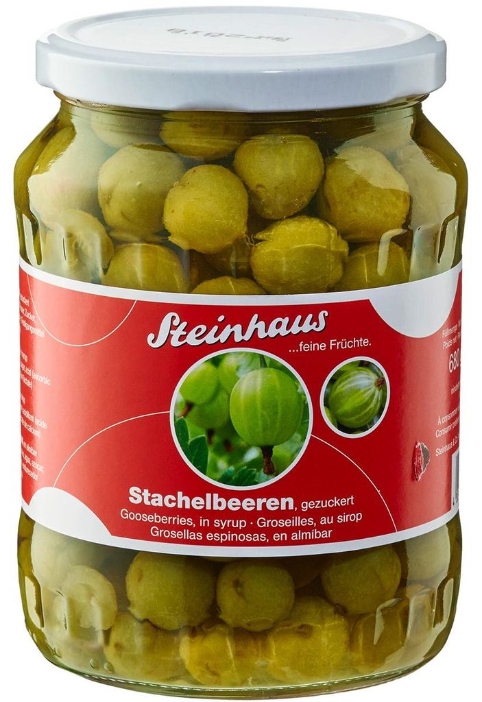 Steinhaus angrešt slazený ve sklenici ovocný sladkokyselý Obrázek produktu 