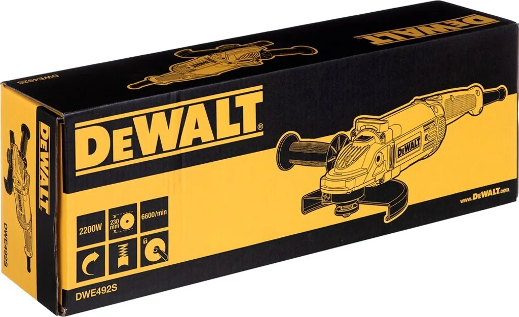 Meuleuse d'angle de 230mm DeWalt DWE492S-QS avec moteur de 2200 Watts