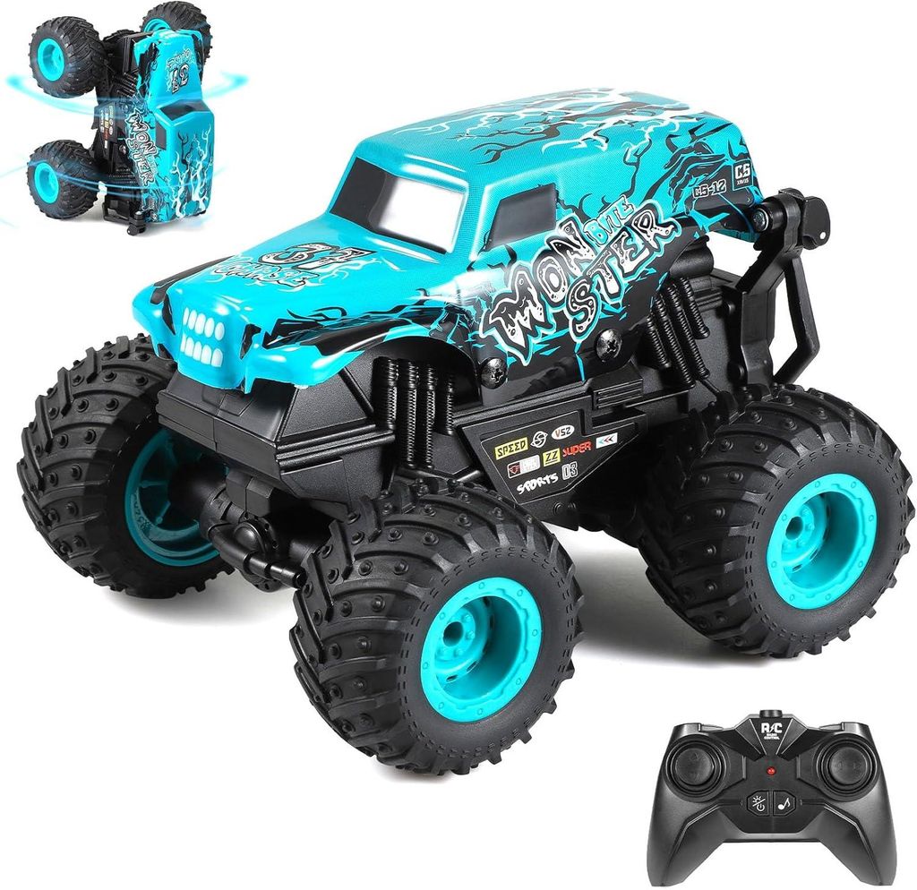 RC Auto für Kinder 2,4 GHz Offroad Ferngesteuertes Auto mit Produktbild 