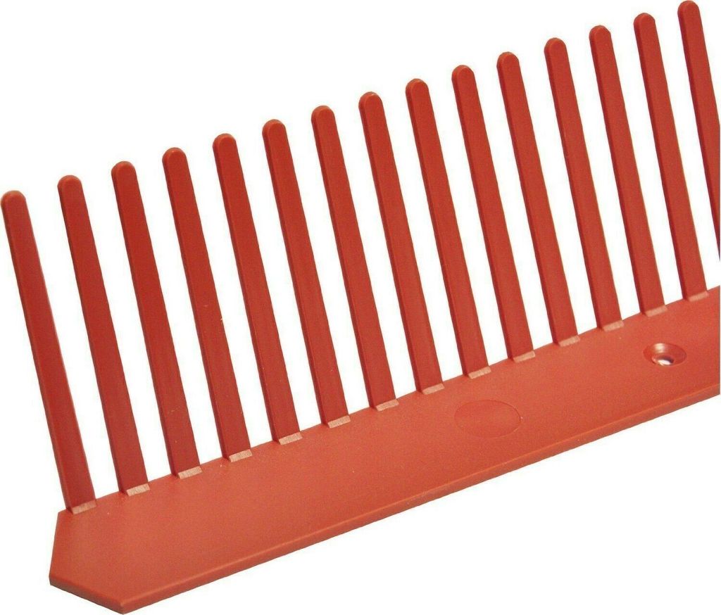 Traufkamm Spatzenkamm Vogelschutz rot 20 m