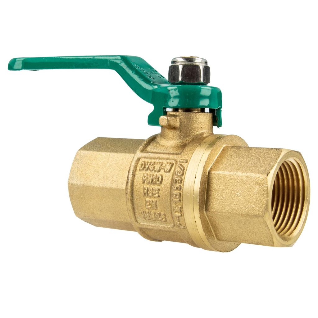 UNIWATER Trinkwasser-Kugelhahn mit Stahlhebel beids .Innengewinde Rp 1 Zoll (DN 25), Typ 1449