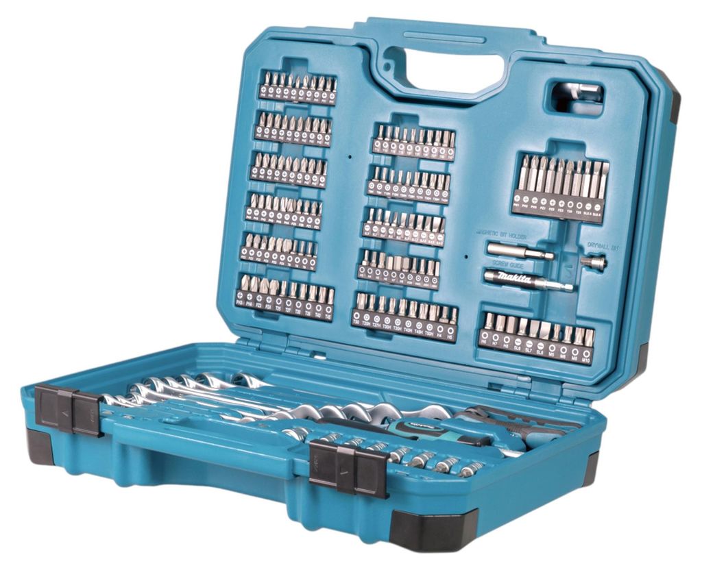 Makita E-17980, bleu, métallique, 231 outils Image du produit 