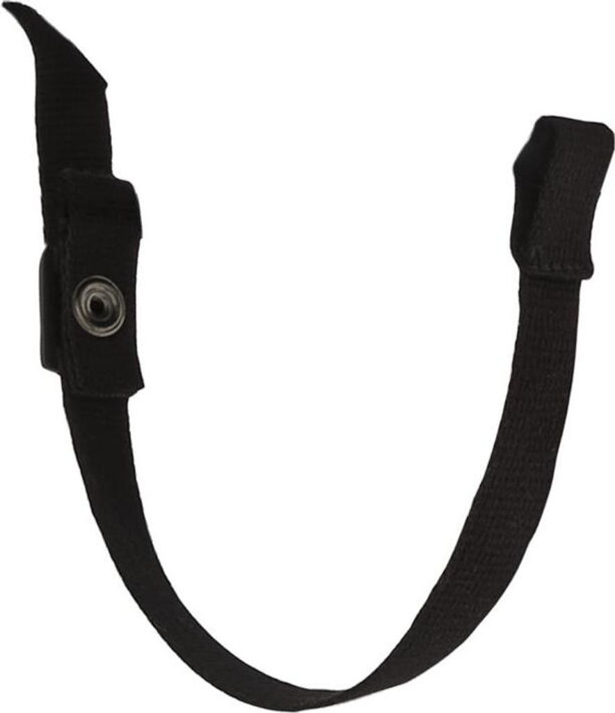 Helm-Kinnriemen Warrior Zweiteilig schwarz