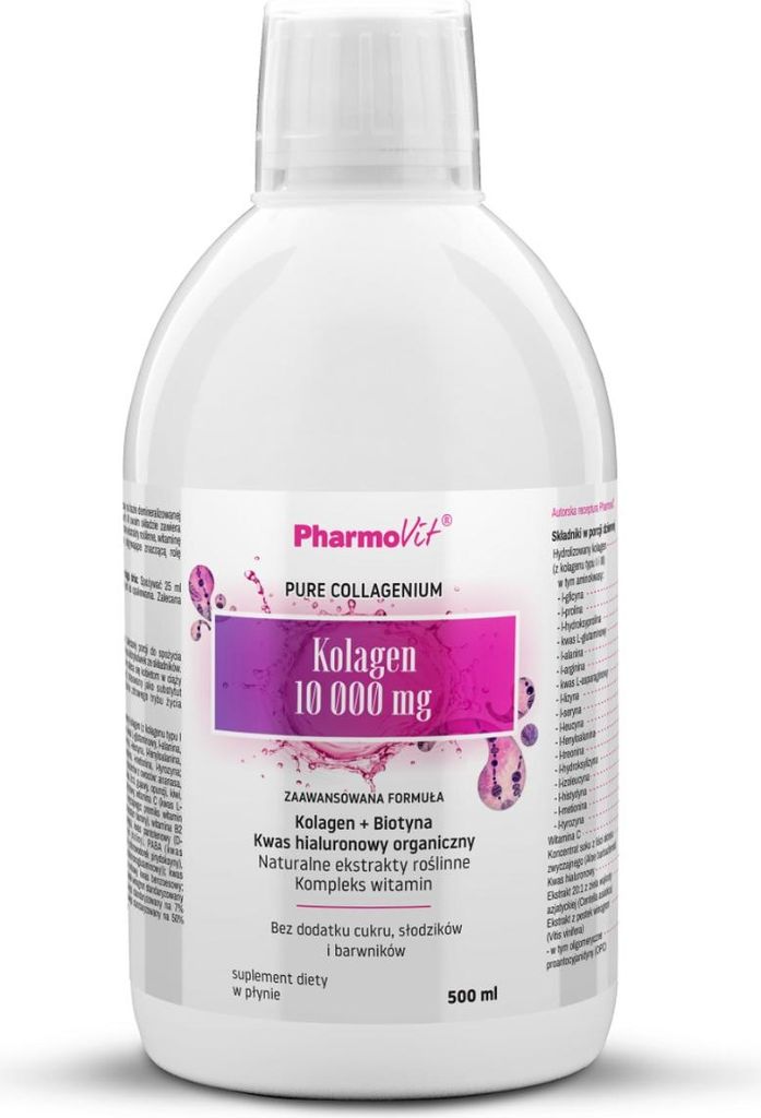 SUPLEMENT DIETY KOLAGEN (10 000 mg) W PŁYNIE BEZGLUTENOWY Zdjęcie produktu 