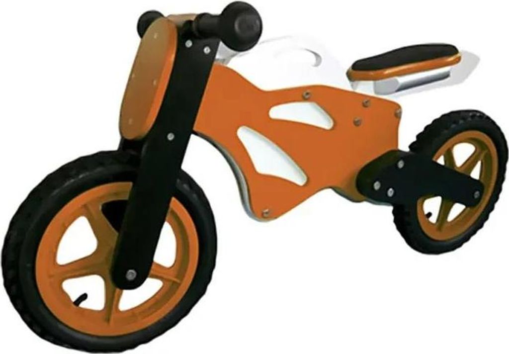Lauflernrad Superbike orange mit 12 Zoll Luftbereifung und verstellbarer Sattelhöhe